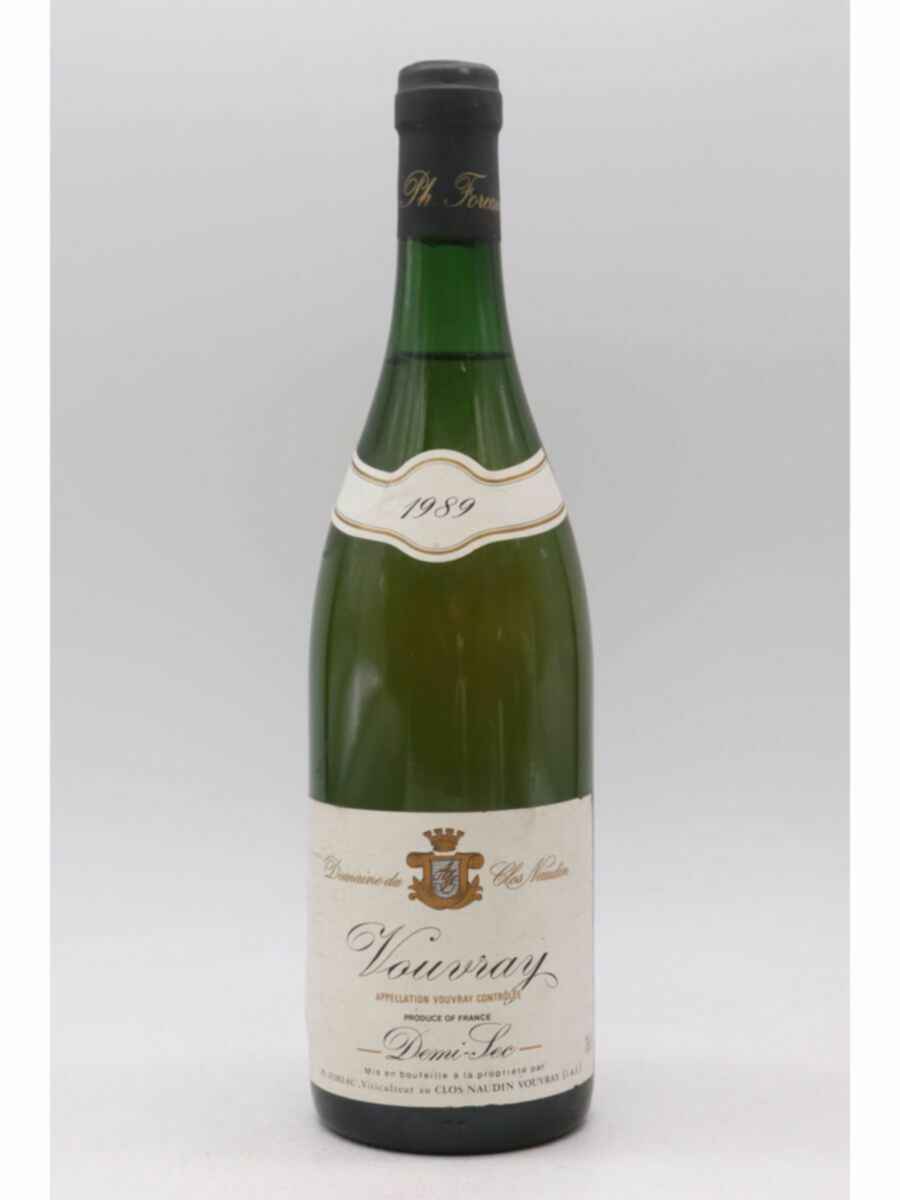 Foreau Vouvray Demi Sec 1989