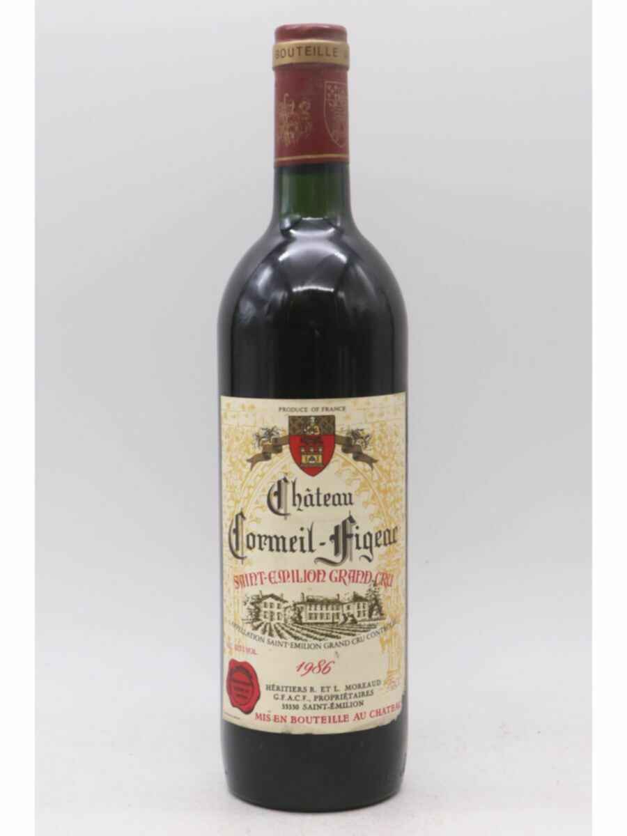 Chateau Cormeil Figeac 1986