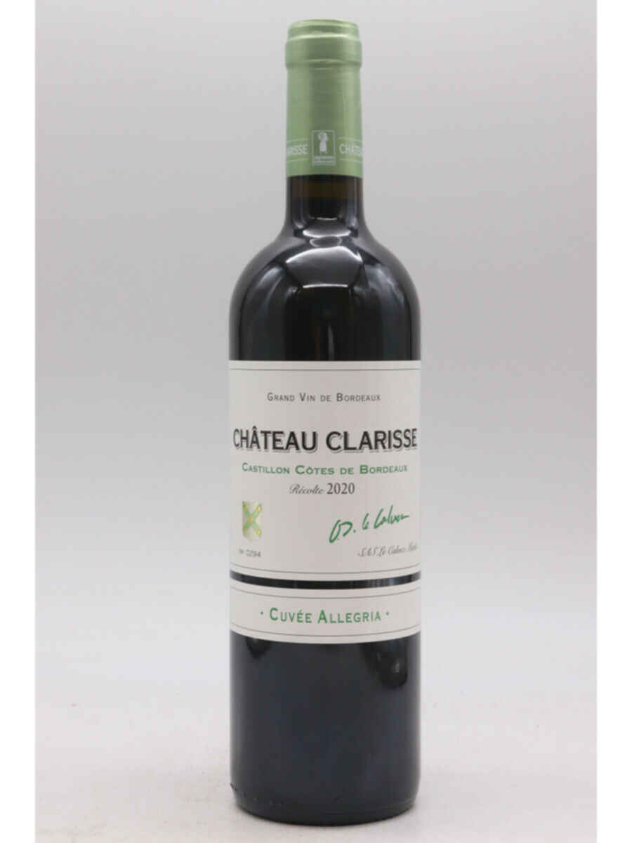 Clarisse Castillon Cotes De Bordeaux 2020