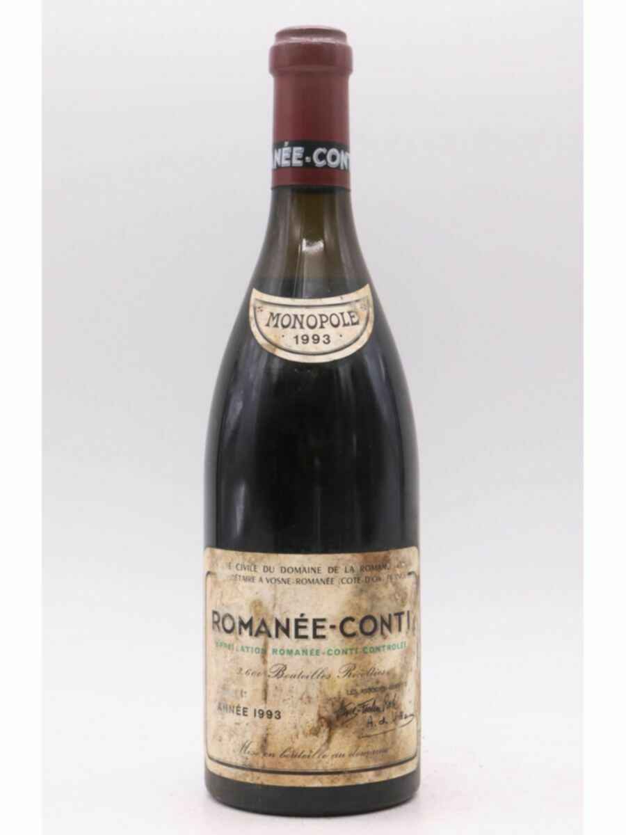 De La Romanee Conti Romanee Conti Grand Cru 1993