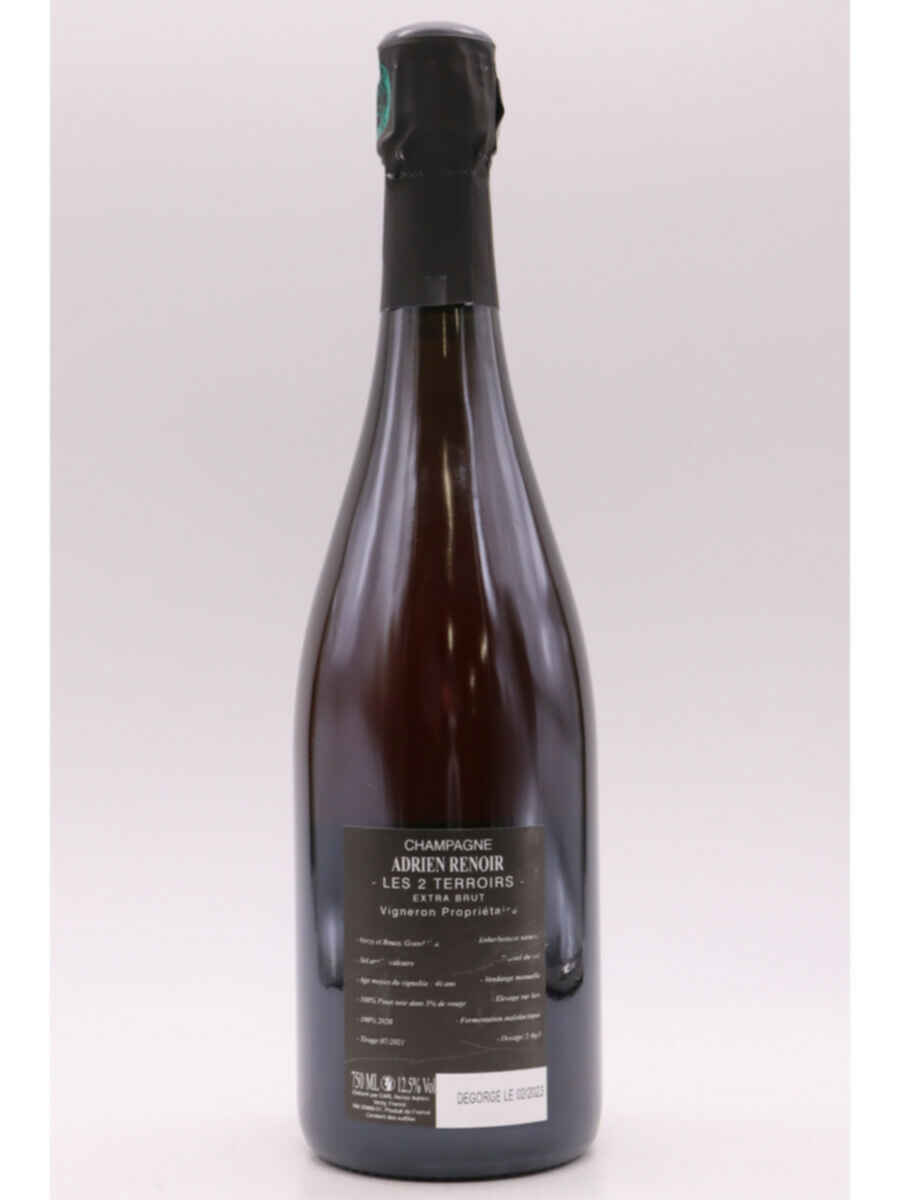Adrien Renoir Les 2 Terroirs Grand Cru Extra Brut Rose N.V.