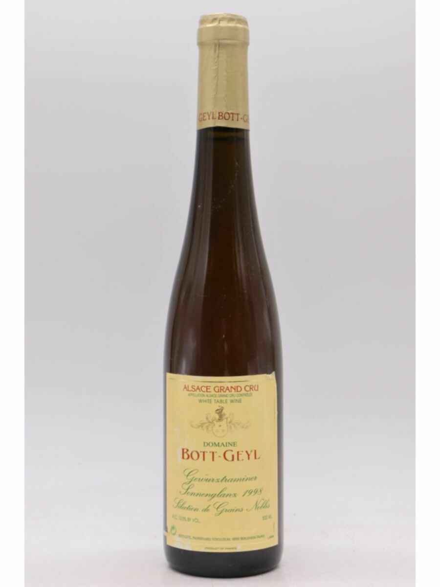 Bott Geyl Grand Cru Sonnenglanz Gewurztraminer Selection De Grains Nobles 1998
