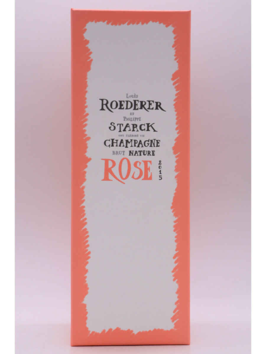 Louis Roederer Et Philippe Starck Brut Nature Rose 2015