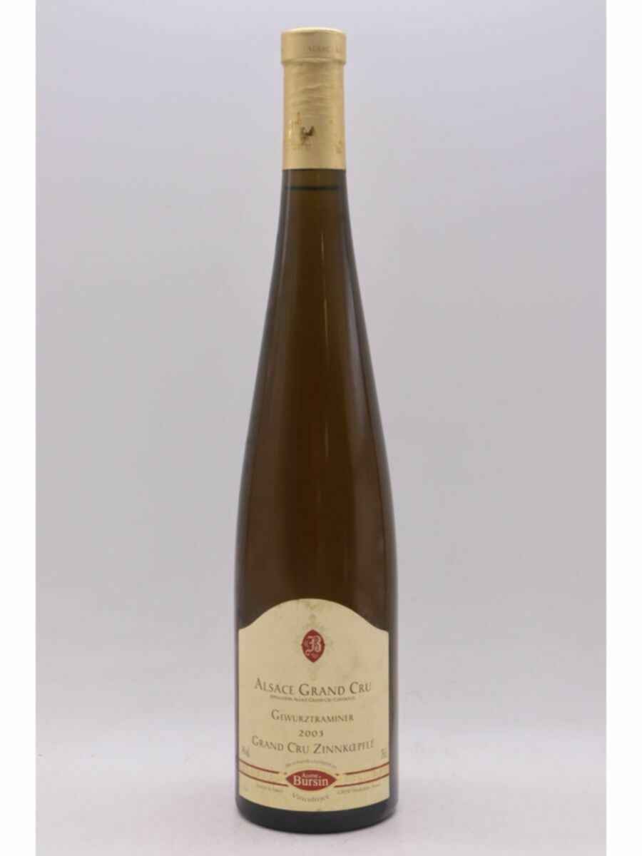 Agathe Burin Alsce Grand Cru Gewurztraminer Zinnkoeple 2003