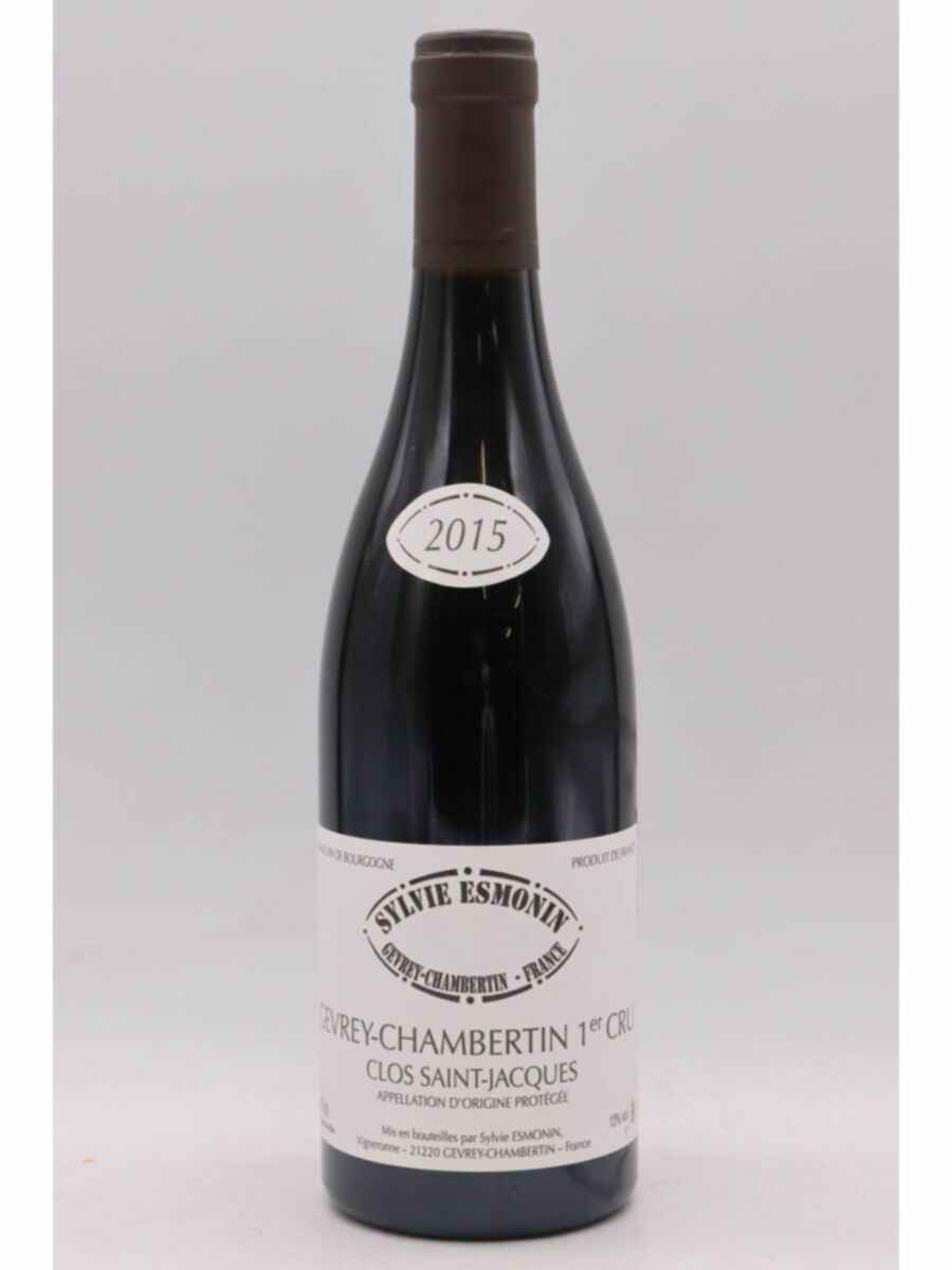 Sylvie Esmonin Gevrey Chambertin Clos St Jacques 1er Cru 2015