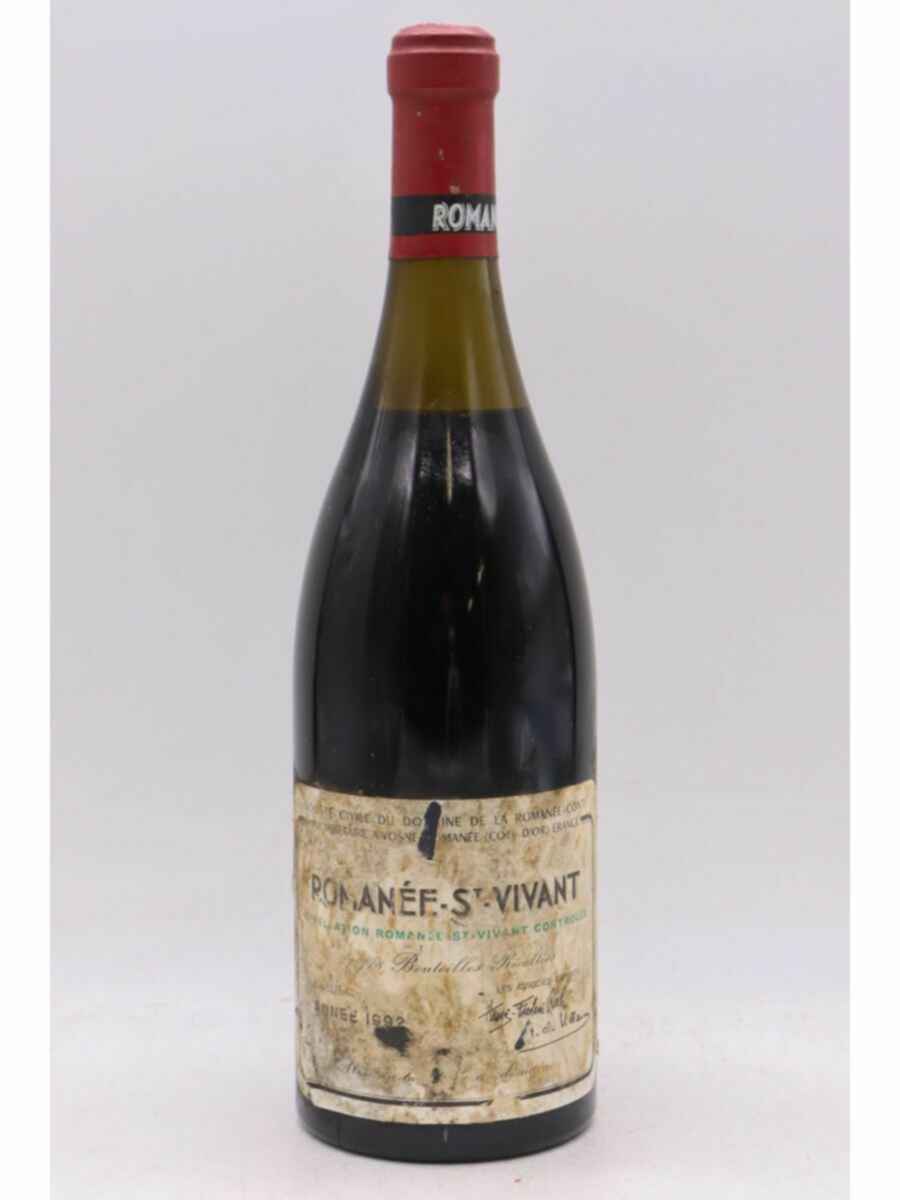 De La Romanee Conti Romanee Saint Vivant Grand Cru 1992