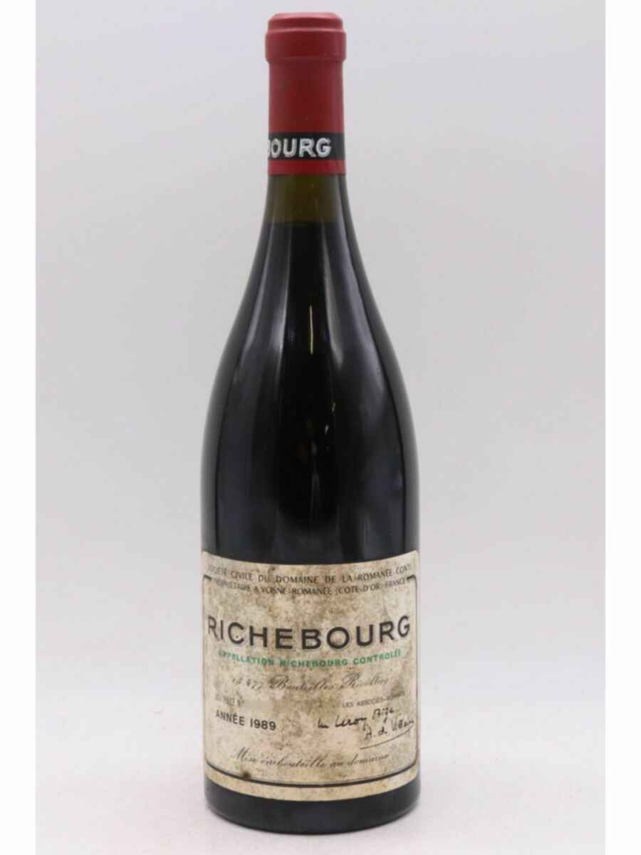 De La Romanee Conti Richebourg Grand Cru 1989