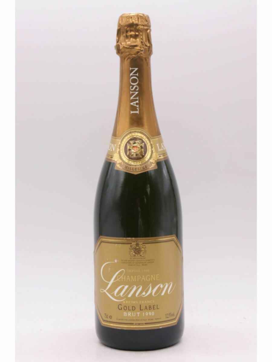 Lanson Brut Champagne Gold Label 1990
