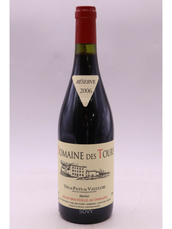 Rayas Domaine Des Tours  Vaucluse Merlot Reserve, 2006