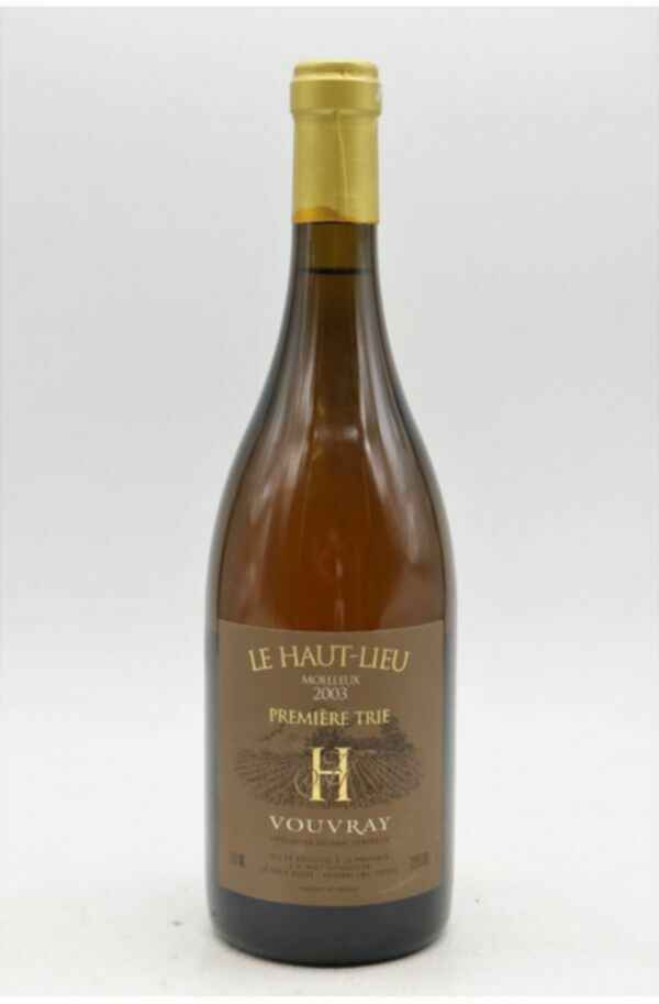 Huet Vouvray Haut Lieu Moelleux 1ere Trie 2003