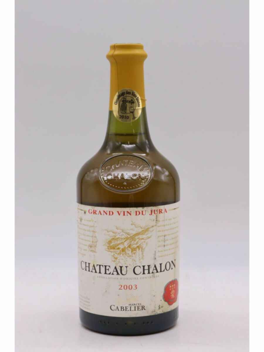 Marcel Cabelier Chateau Chalon 2003