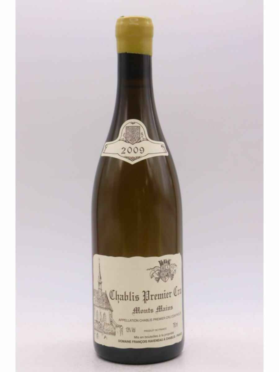 Raveneau Chablis  Monts Mains 1er Cru 2009