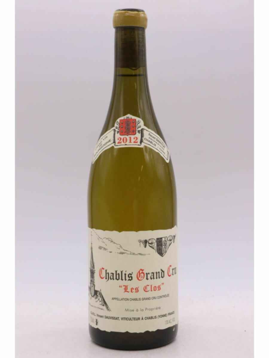 Vincent Dauvissat Chablis Les Clos Grand Cru 2012