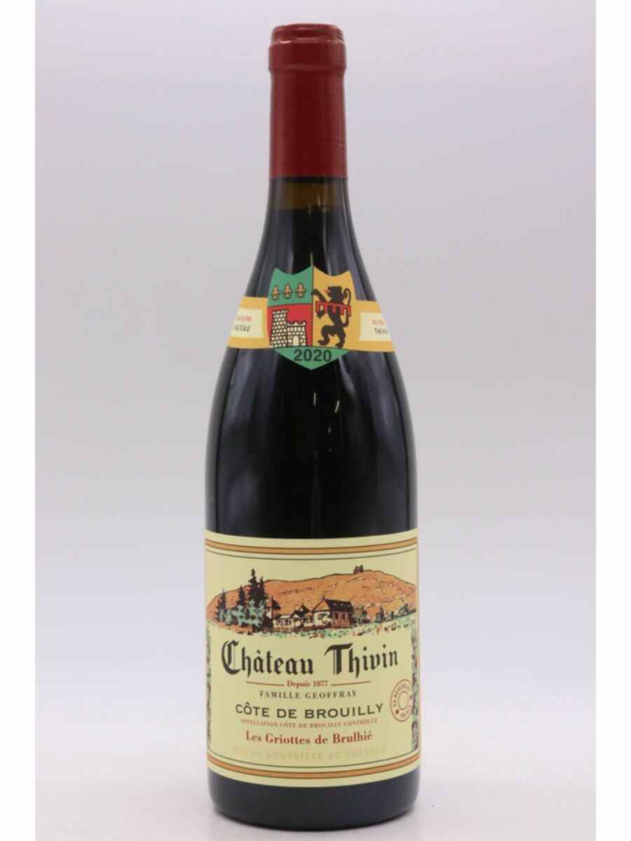 Chateau Thivin Cote De Brouilly Griottes De Brulhie 2020