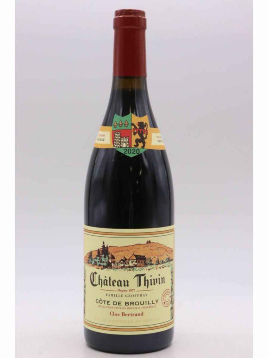 Chateau Thivin Cote De Brouilly Clos Bertrand 2020