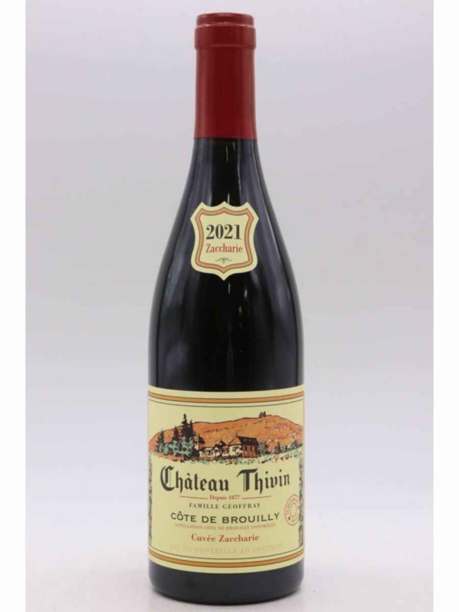 Chateau Thivin Cotes De Brouilly Cuvee Zaccharie 2021