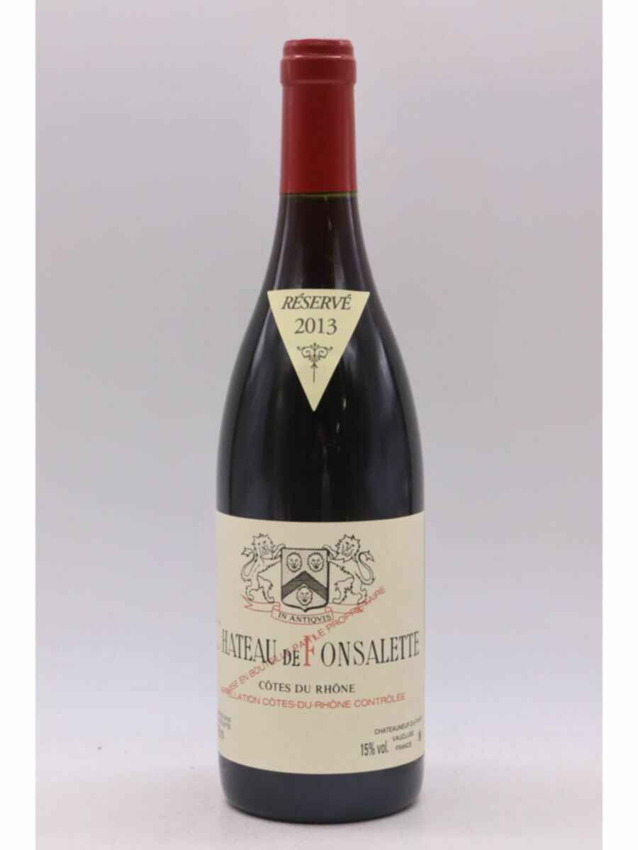 Rayas Chateau De Fonsalette Reserve 2013