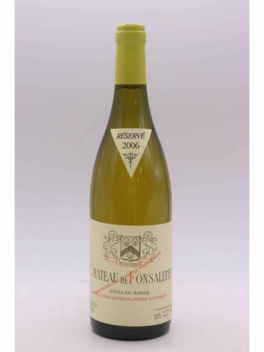 Rayas Chateau De Fonsalette Reserve Blanc 2006