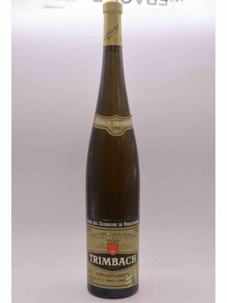 Trimbach Gewurztraminer Cuvee Seigneurs De Ribeaupierre 1990