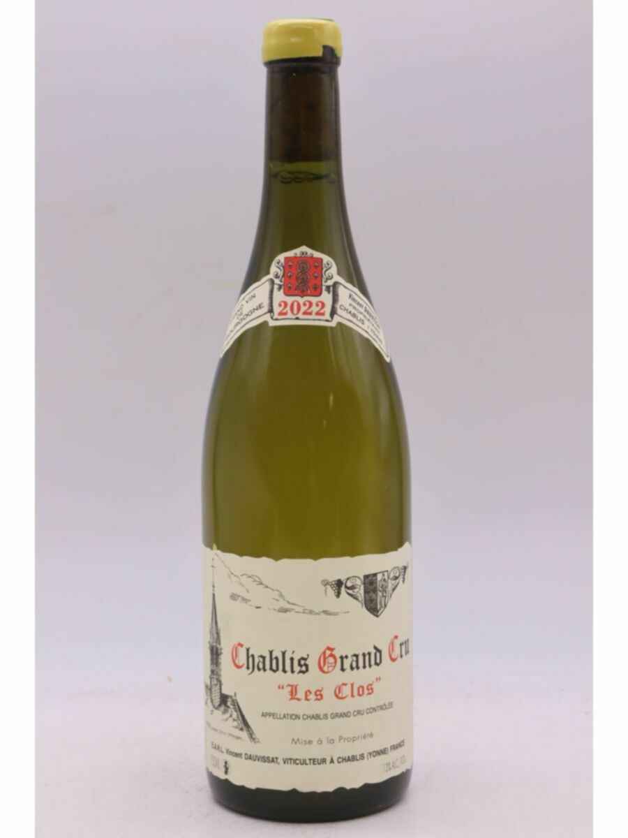 Vincent Dauvissat Chablis Les Clos Grand Cru 2022