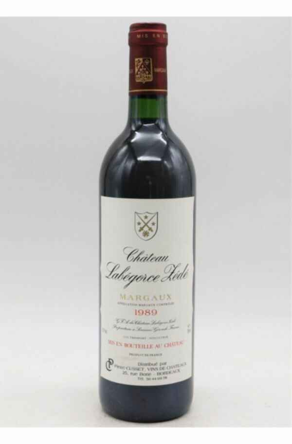 Chateau Labegorce Zede 1989