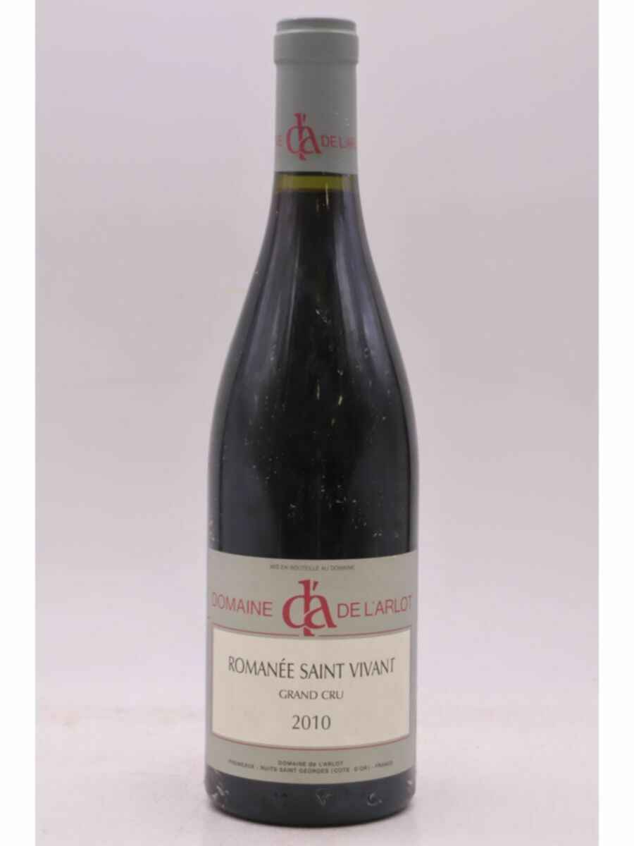 De L'arlot Romanee Saint Vivant Grand Cru 2010