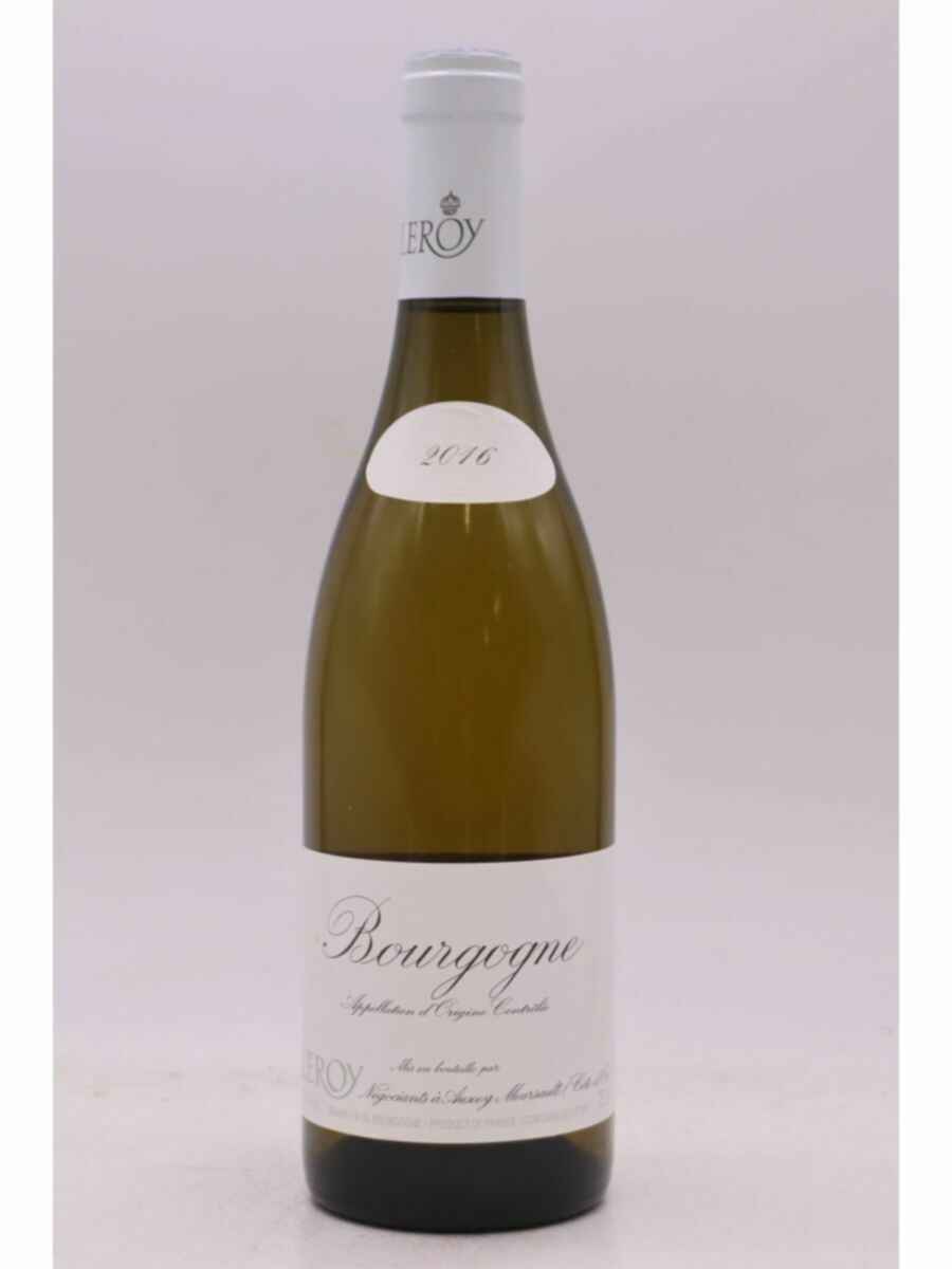 Maison Leroy Bourgogne Blanc 2016