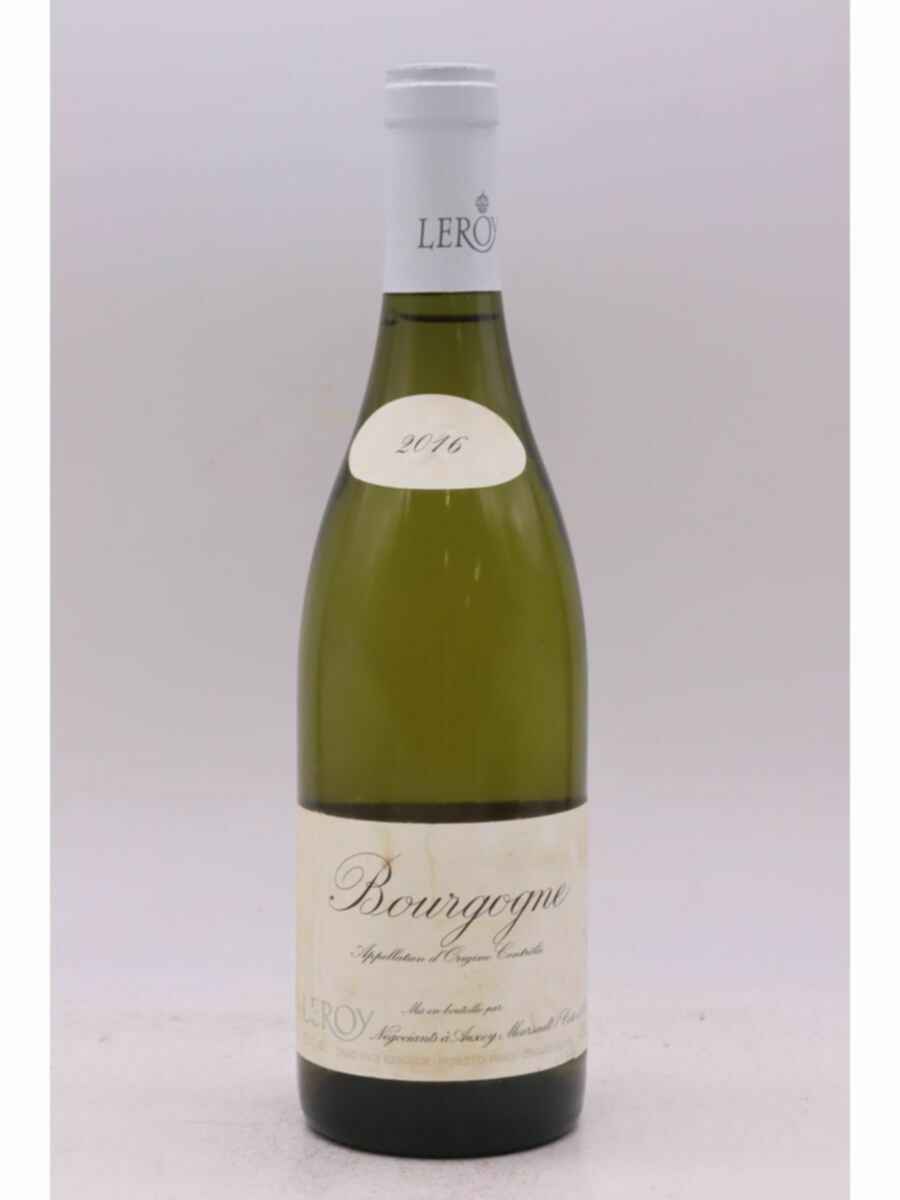 Maison Leroy Bourgogne Blanc 2016