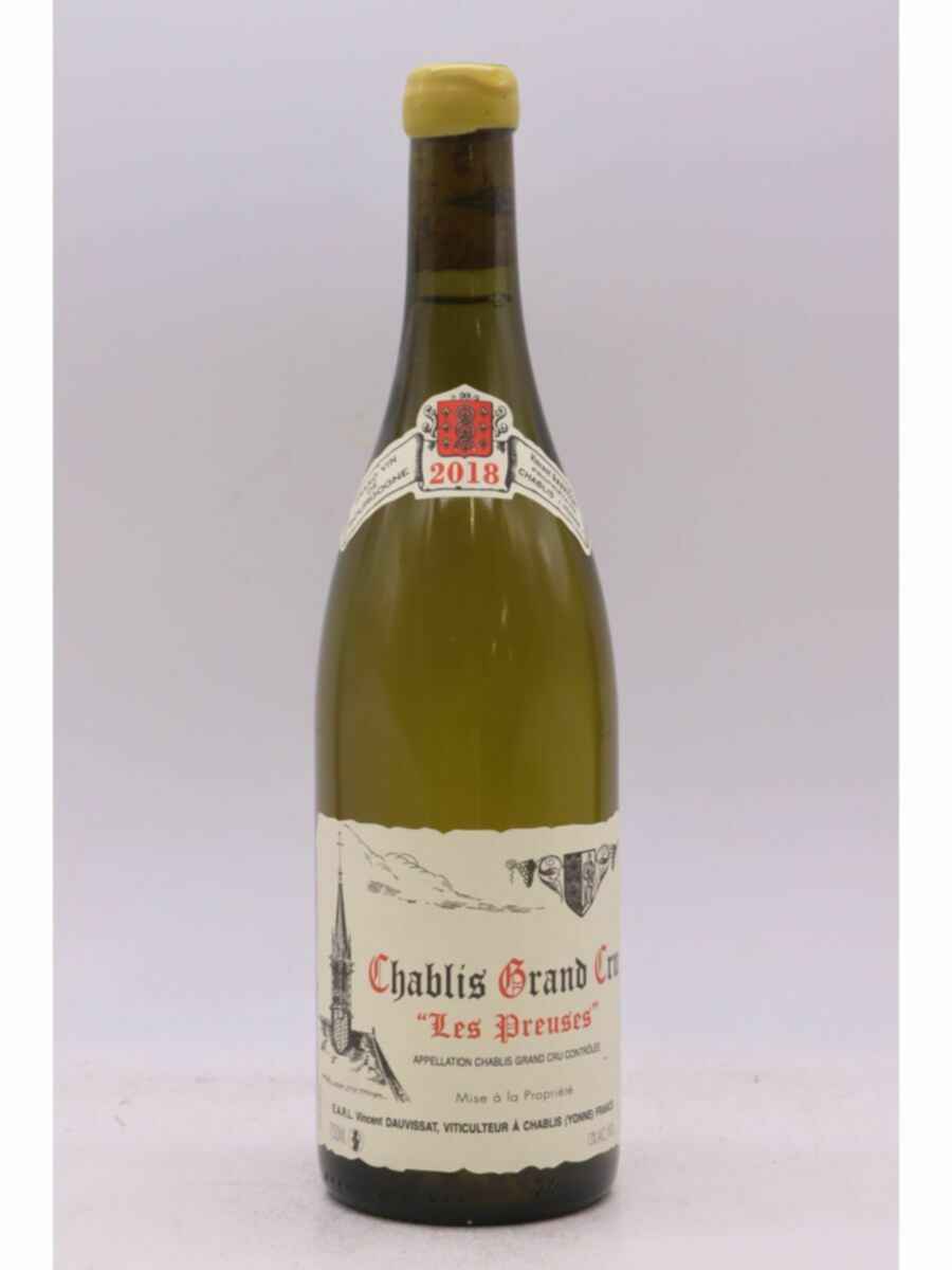 Vincent Dauvissat Chablis Les Preuses Grand Cru 2018