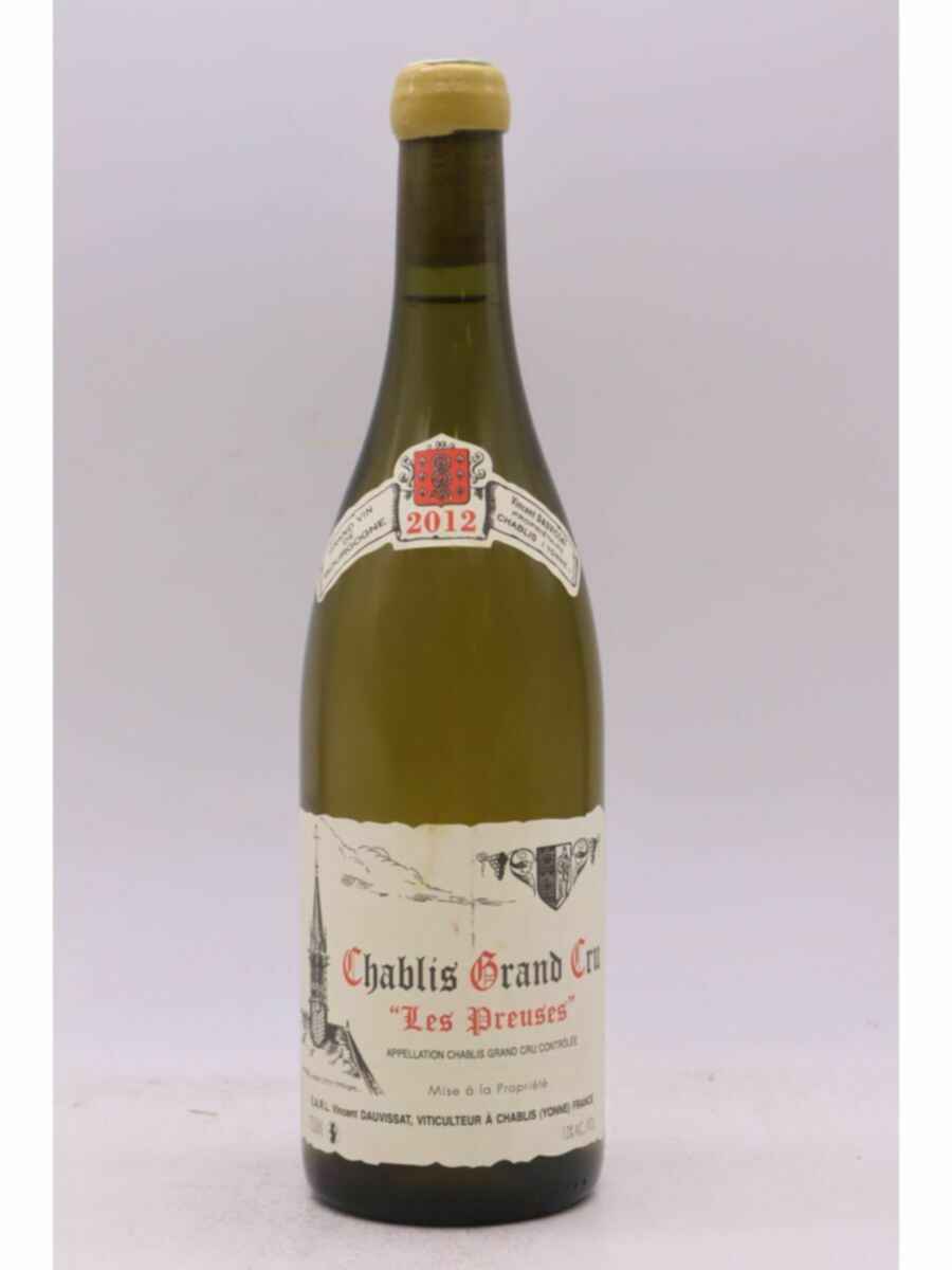 Vincent Dauvissat Chablis Les Preuses Grand Cru 2012