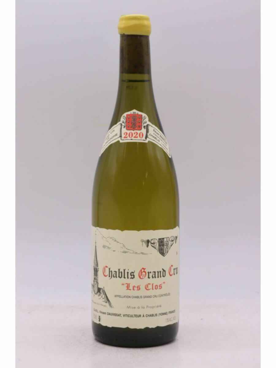 Vincent Dauvissat Chablis Les Clos Grand Cru 2020