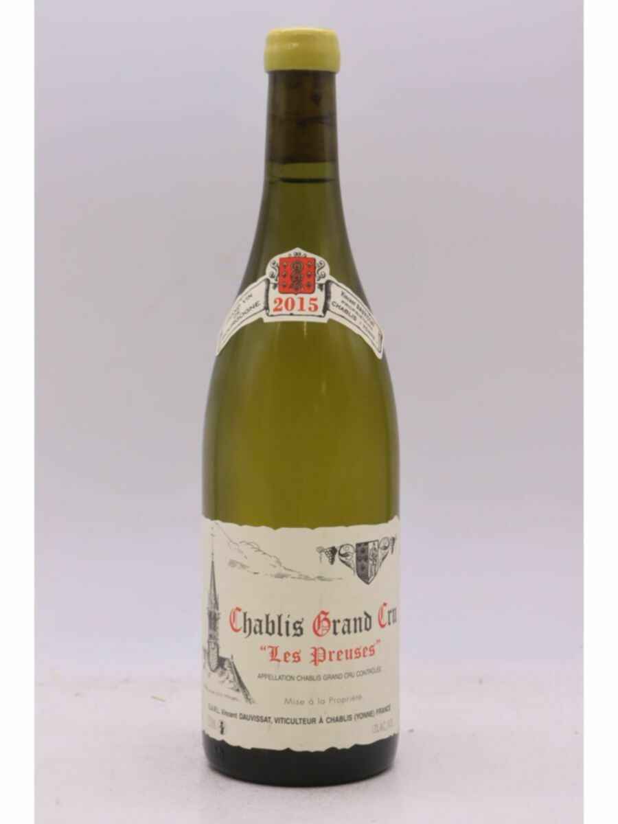 Vincent Dauvissat Chablis Les Preuses Grand Cru 2015