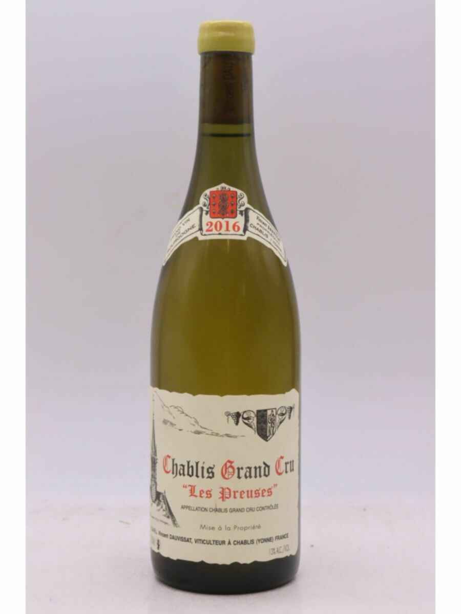 Vincent Dauvissat Chablis Les Preuses Grand Cru 2016