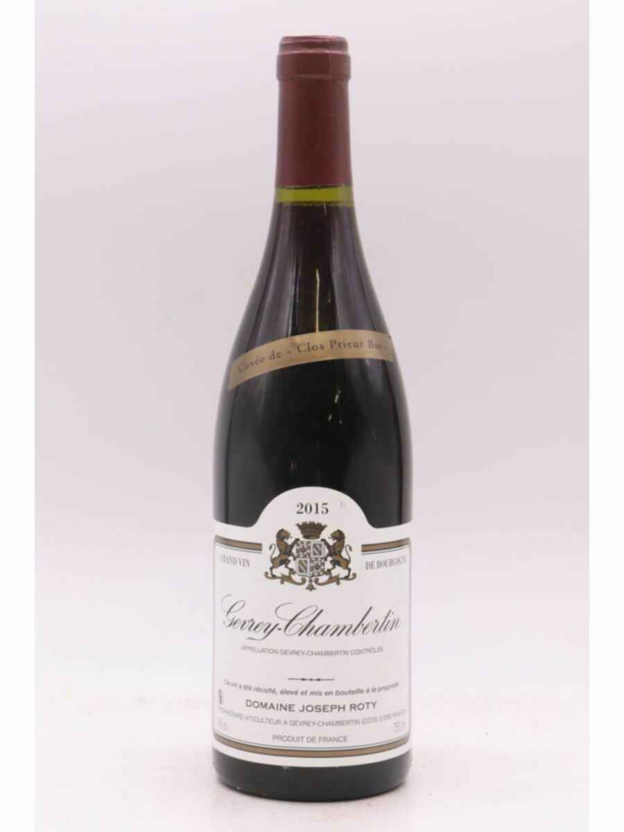 Joseph Roty Gevrey Chambertin Clos Prieur Bas 1er Cru 2015