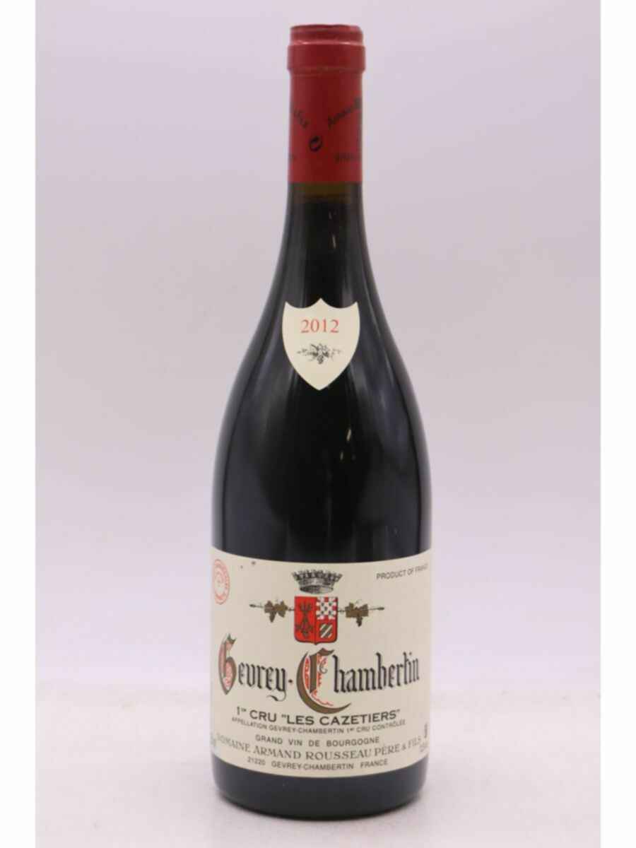 Armand Rousseau Gevrey Chambertin Les Cazetiers 1er Cru 2012