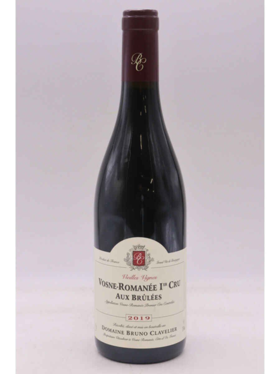 Bruno Clavelier Vosne Romanee Aux Brulees 1er Cru 2019