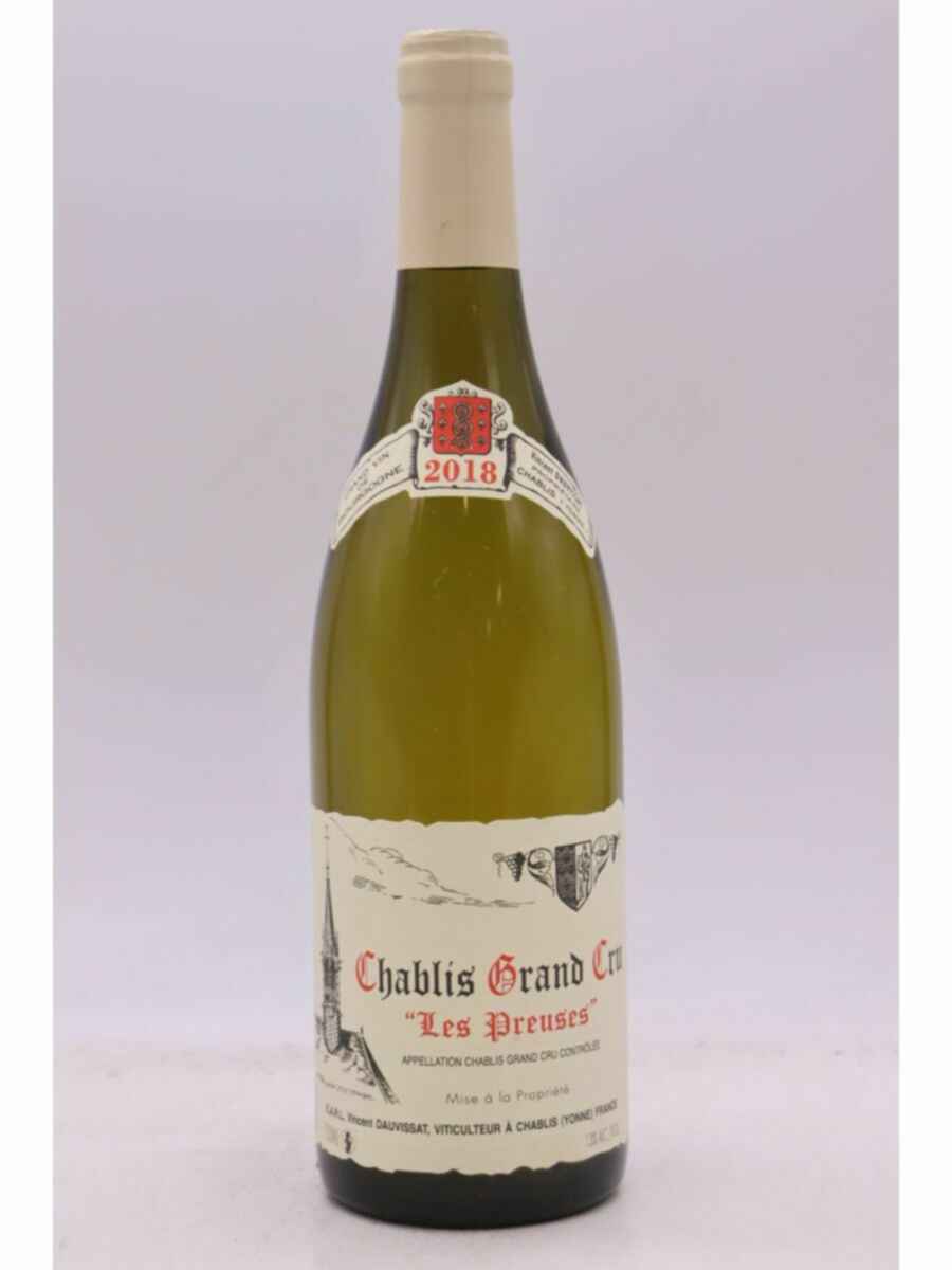 Vincent Dauvissat Chablis Les Preuses Grand Cru 2018