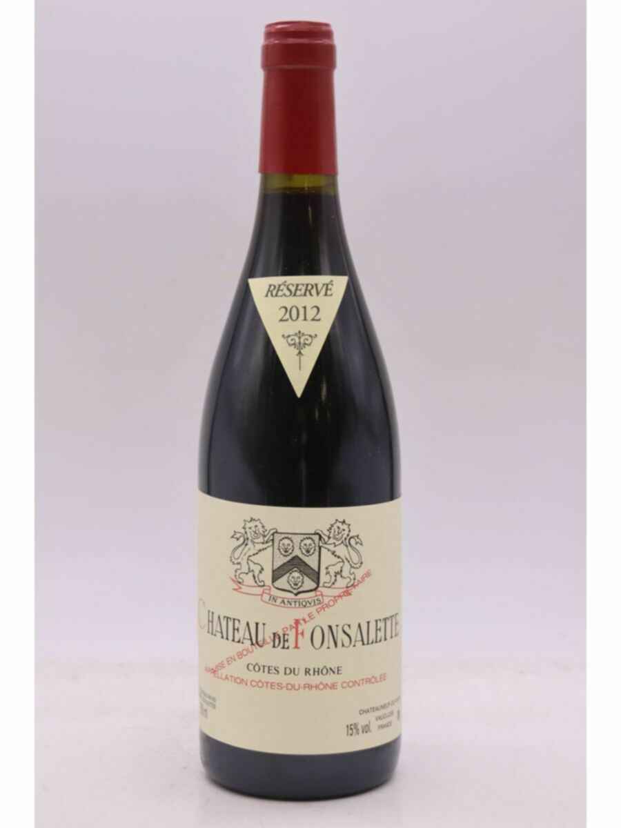Rayas Chateau De Fonsalette Reserve 2012