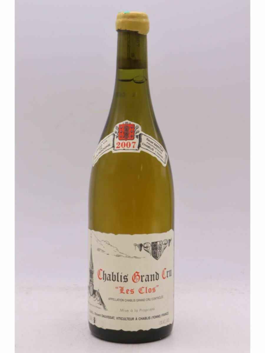 Vincent Dauvissat Chablis Les Clos Grand Cru 2007