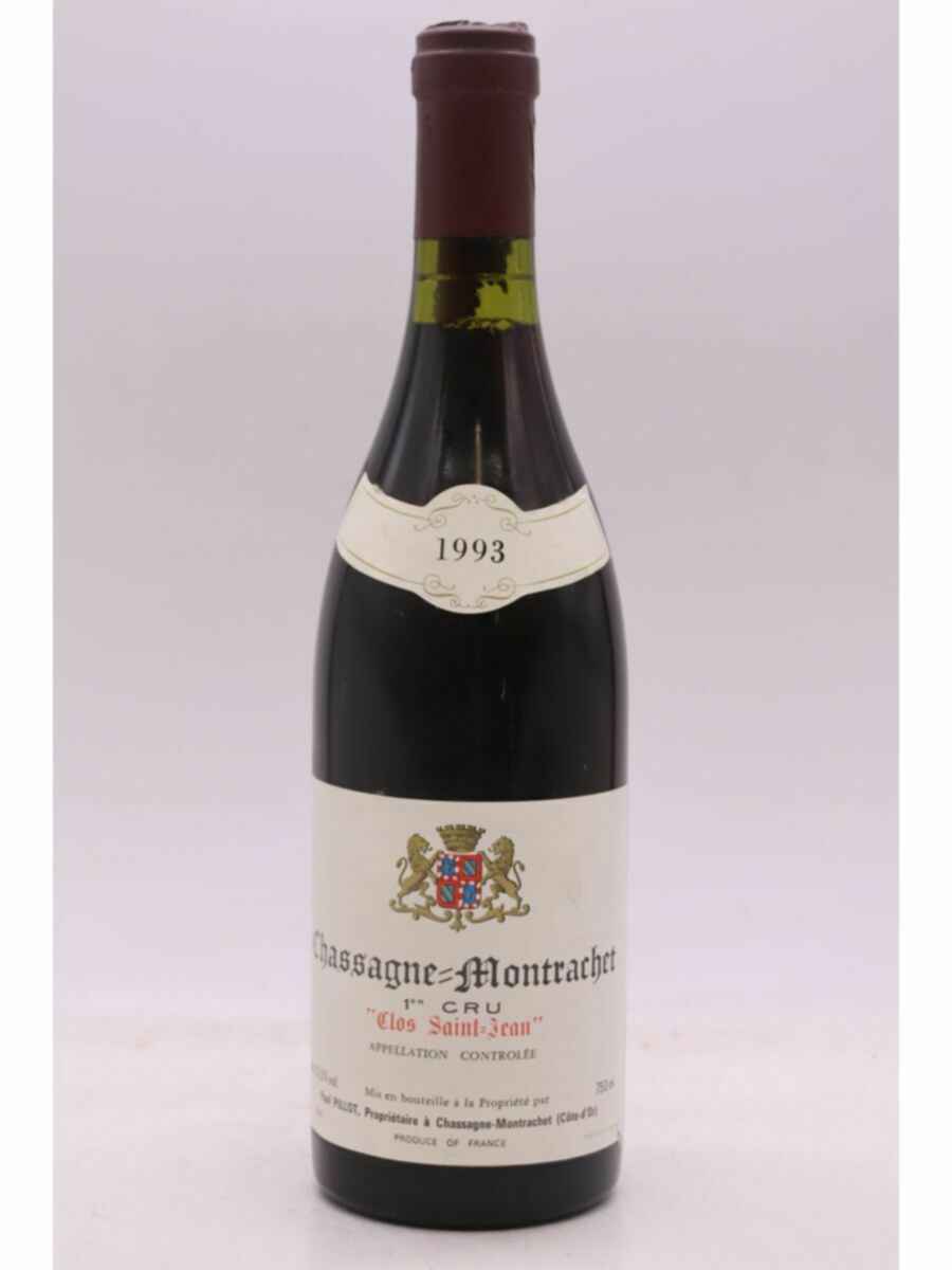 Paul Pillot Chassagne Montrachet Clos Saint Jean 1er Cru 1993