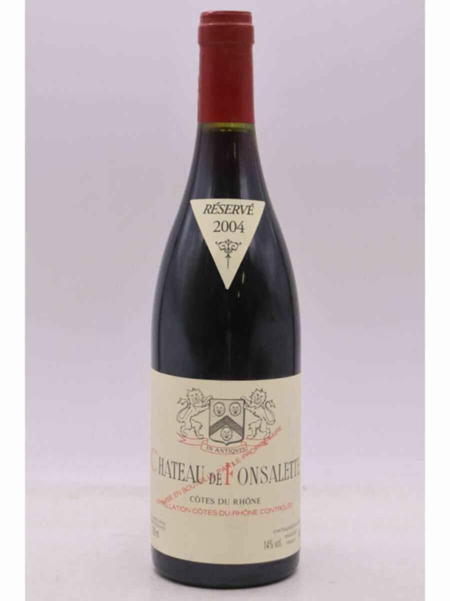 Rayas Chateau De Fonsalette Reserve 2004