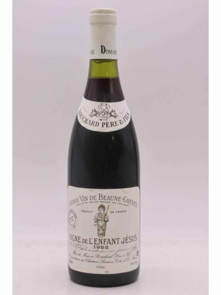 Bouchard P&f Beaune Greves Vigne De L'enfant Jesus 1er Cru 1988
