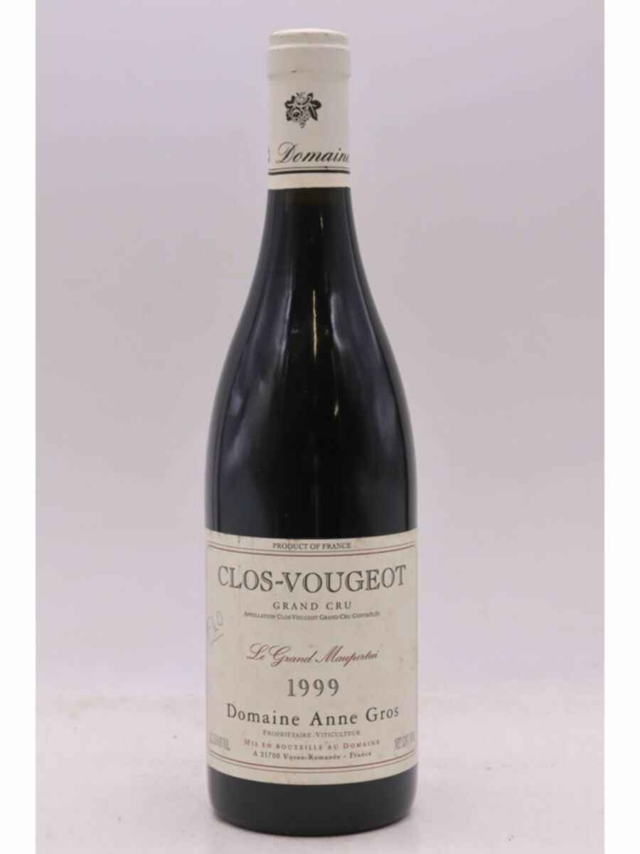 Anne Gros Clos Vougeot Le Grand Maupertui Grand Cru 1999