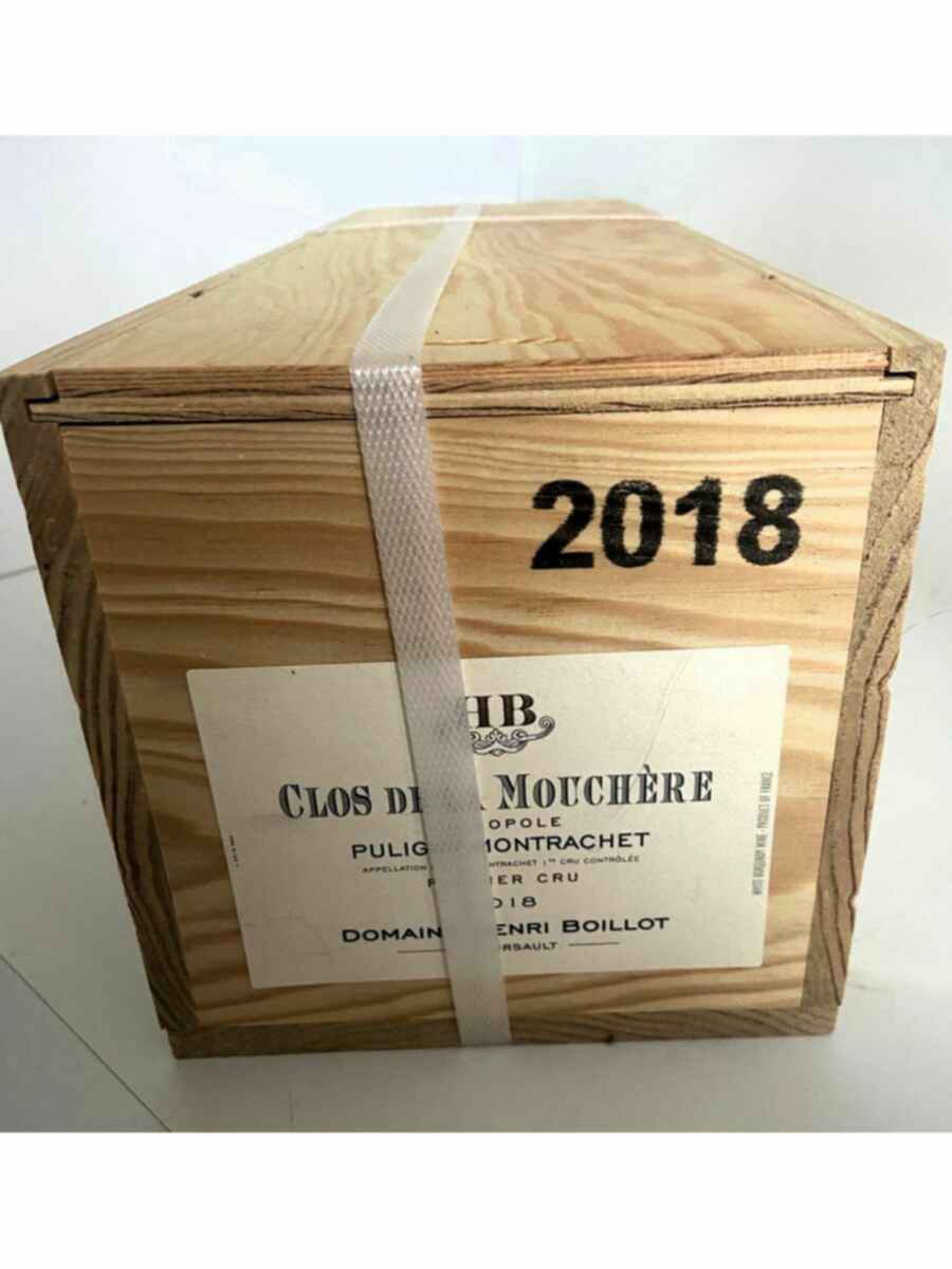 Henri Boillot Puligny Montrachet Clos De La Mouchere 1er Cru 2018