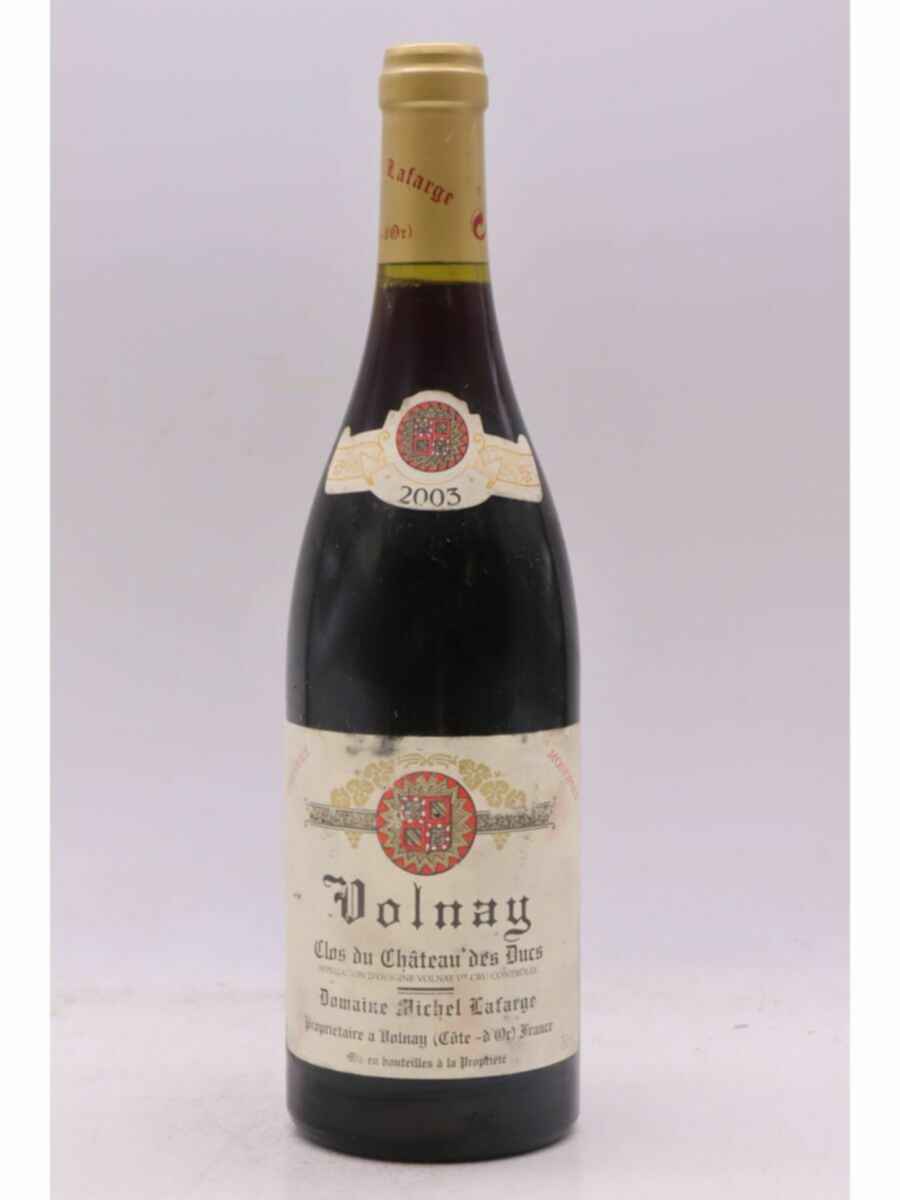 Michel Lafarge Volnay Clos Du Chateau Des Ducs 1er Cru 2003
