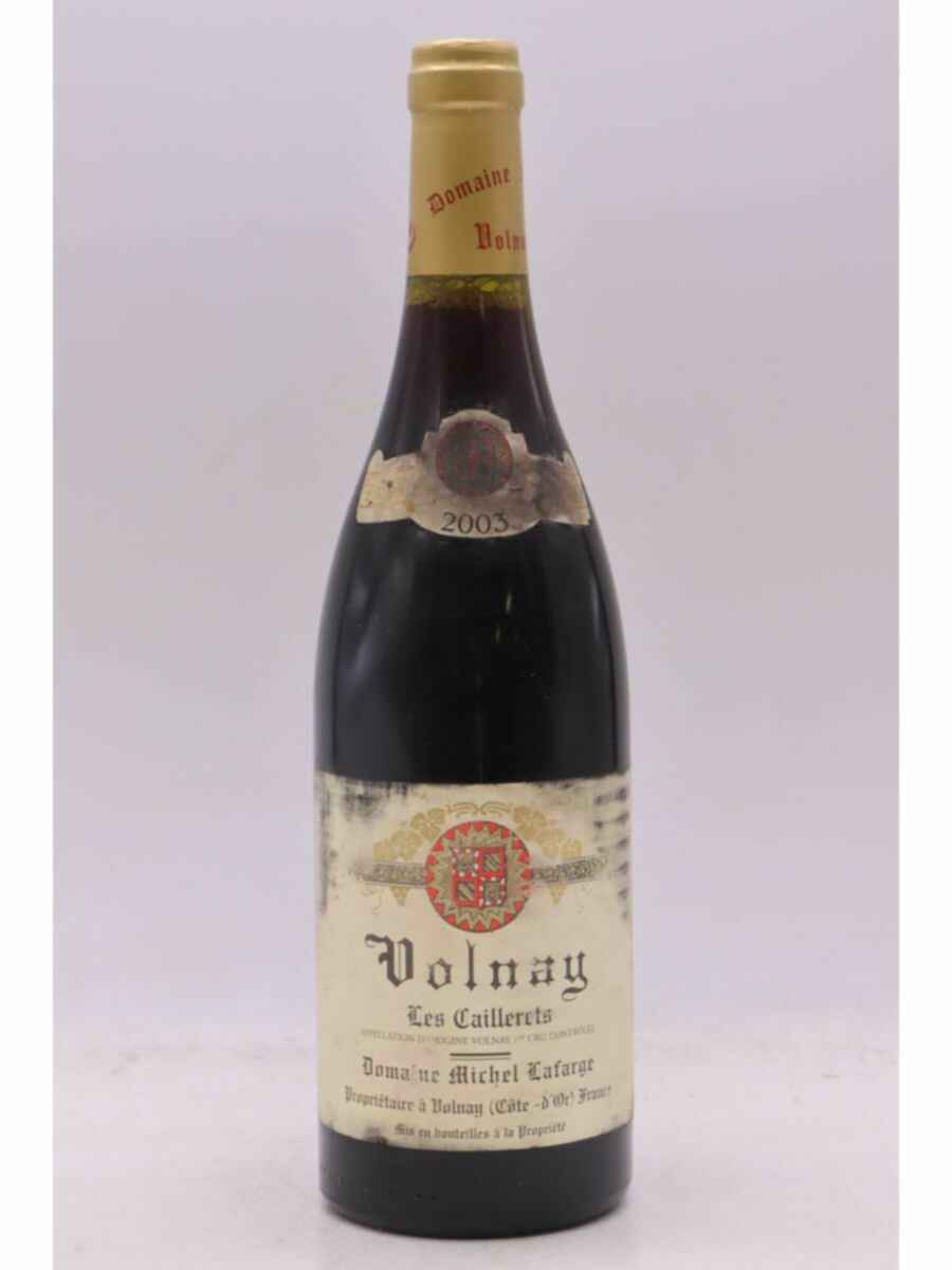Michel Lafarge Volnay Les Caillerets 1er Cru 2003