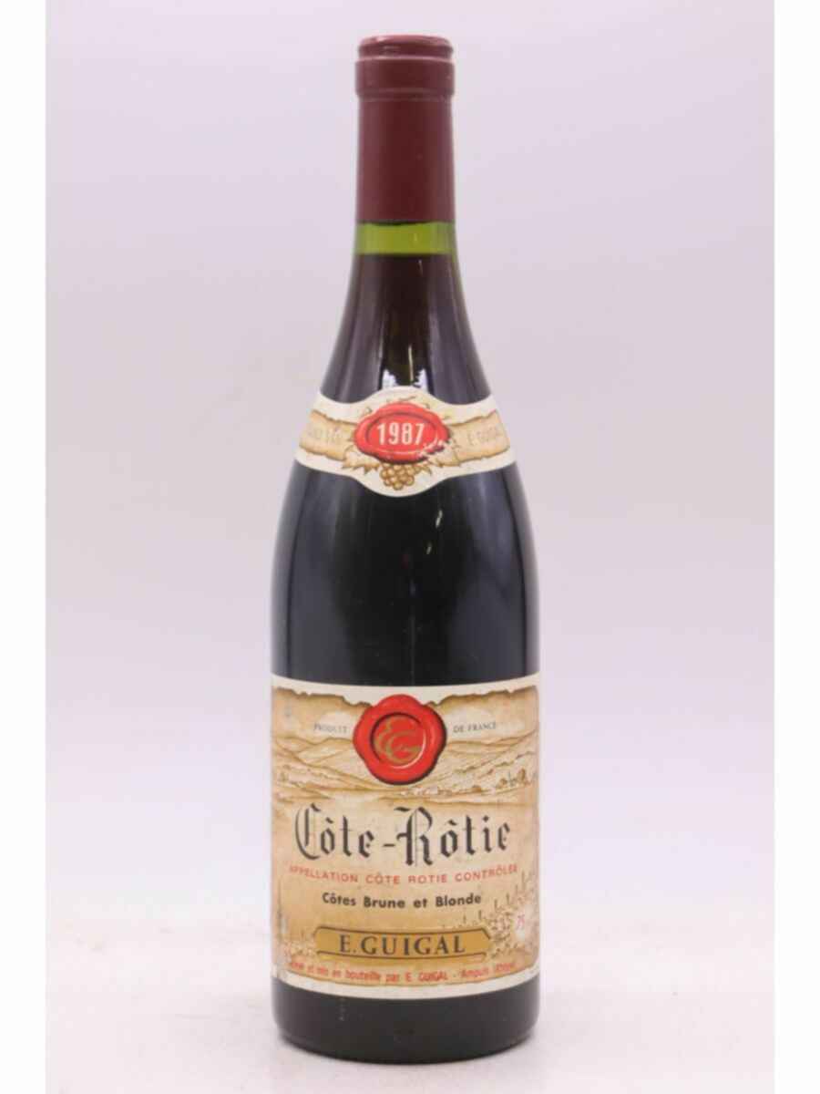 E.guigal Cote Rotie Brune Et Blonde 1987