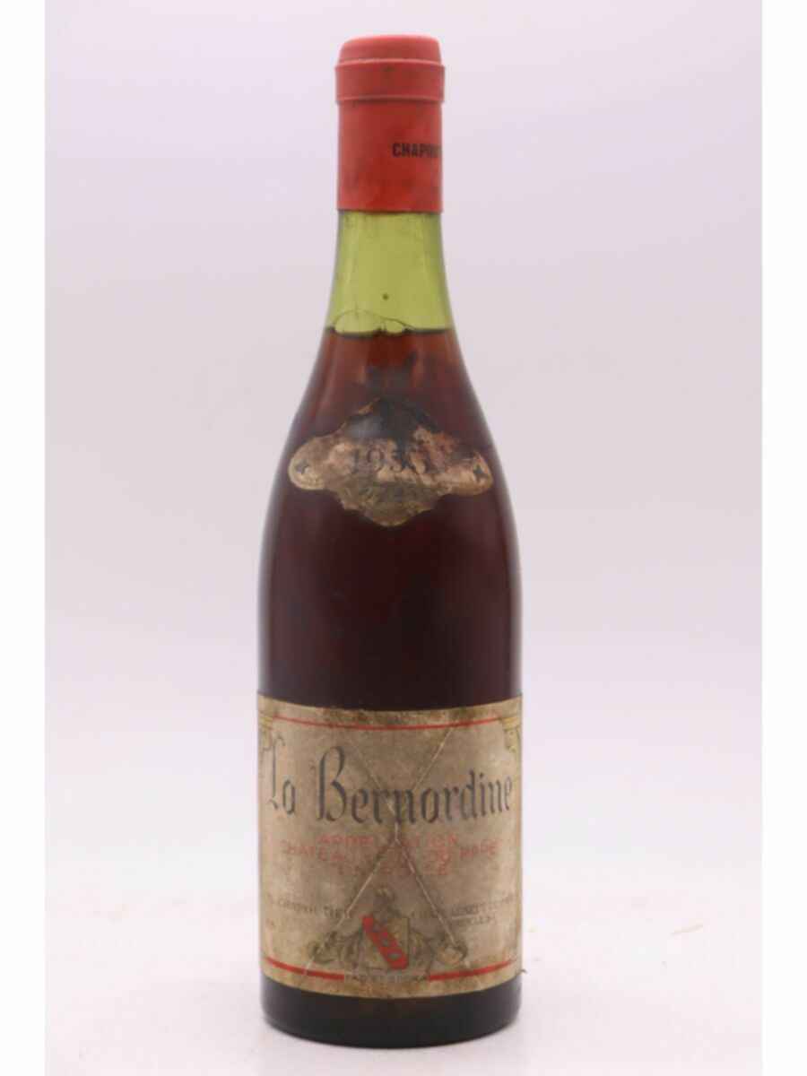 Chapoutier Chateauneuf Du Pape Rouge La Bernardine 1953