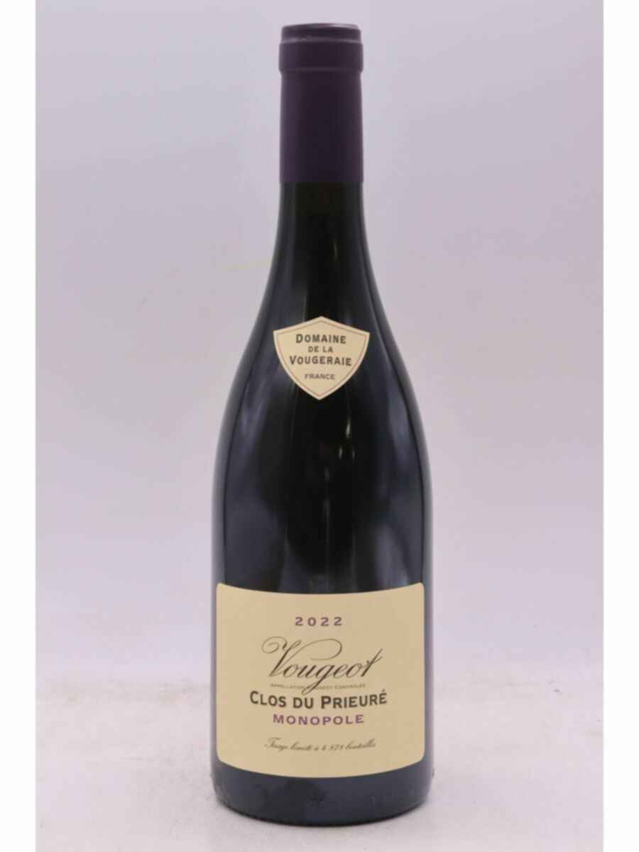 La Vougeraie Vougeot Clos Du Prieure Monopole 2022