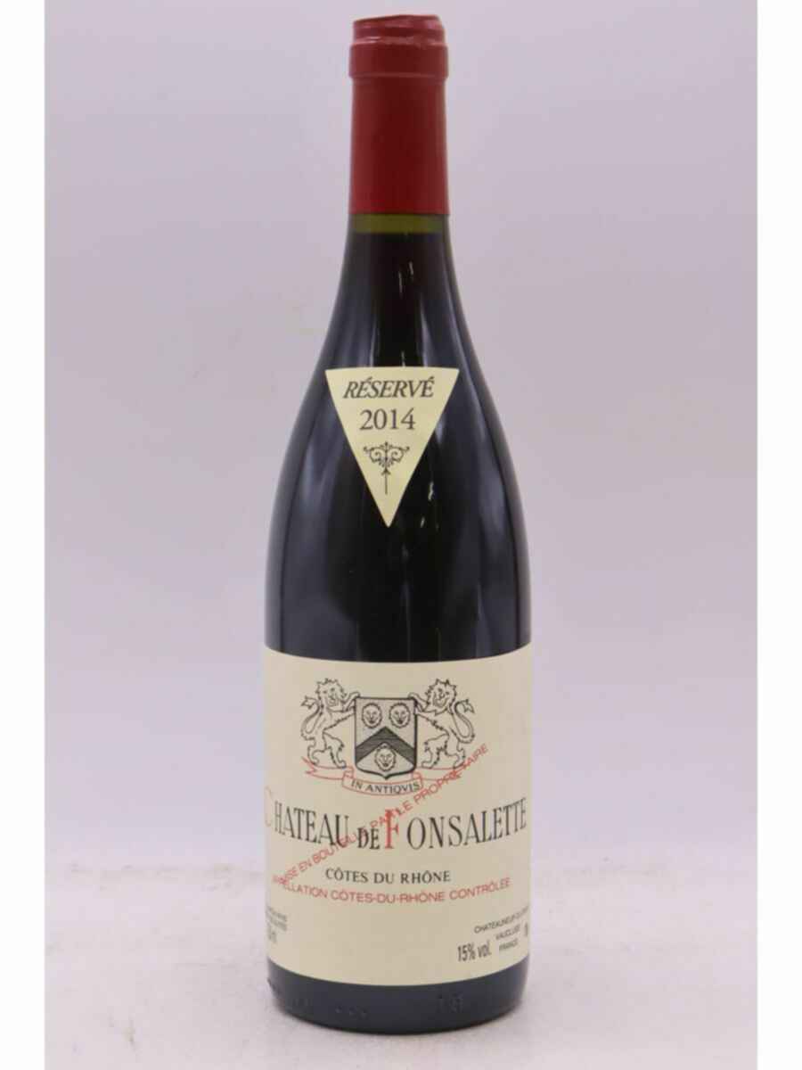 Rayas Chateau De Fonsalette Reserve 2014